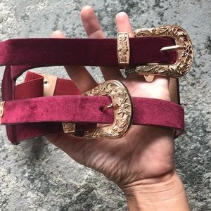 Double buckle belt ❤️